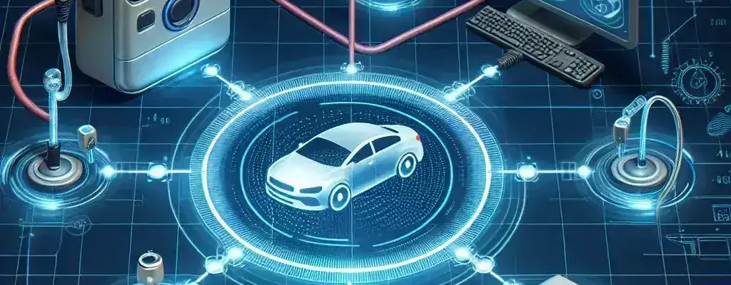 "Automated alcohol detection system being tested by La DGT, showcasing advanced sensors for road safety."