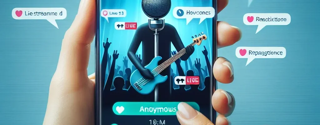 "Usuario de Twitch en un dispositivo móvil chateando con streamers en la aplicación, disfrutando de una experiencia interactiva en tiempo real."