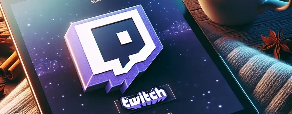 "Persona usando una tableta para ver Twitch, con la interfaz de la plataforma visible en pantalla, ilustrando la guía completa sobre cómo ver Twitch en dispositivos tabletas."